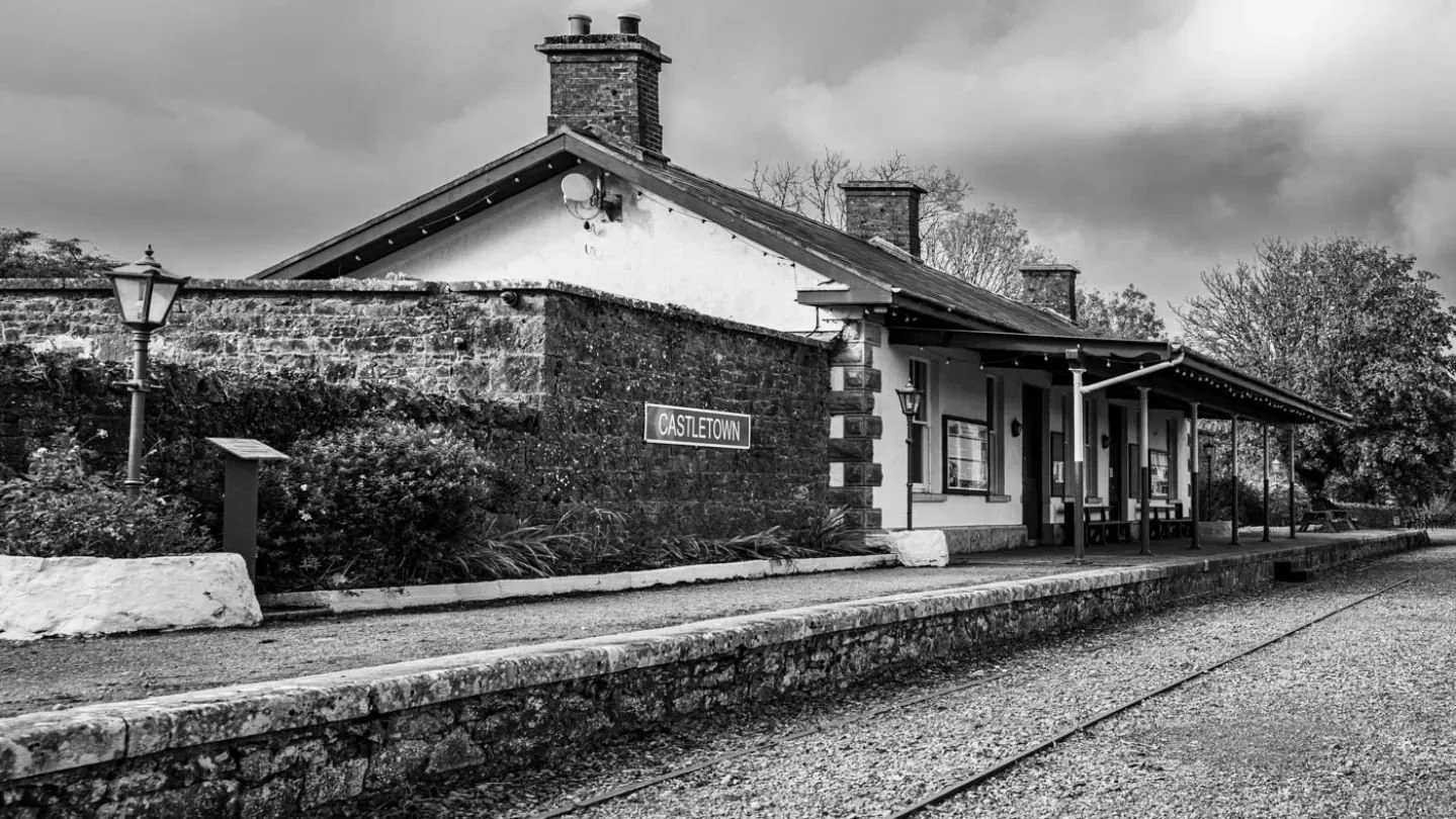 Castletown (The Quiet Man)
.
This station is the location that was used for the opening scene in the 1950's Film &quot;The Quiet Man&quot;
.
#ballyglunin
#countygalway
#onlyinblackandwhite
#blackandwhitephotography
#blackandwhite
#bnw
#bnwireland
#bn