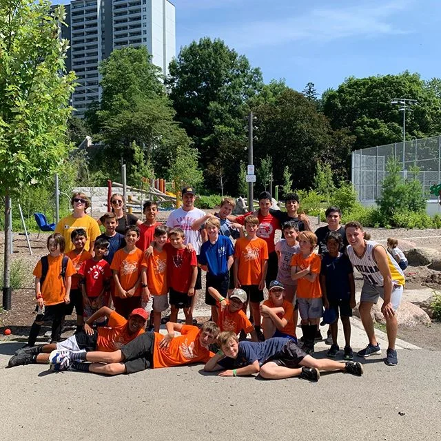 Session 5 enjoying the park before pizza lunch!