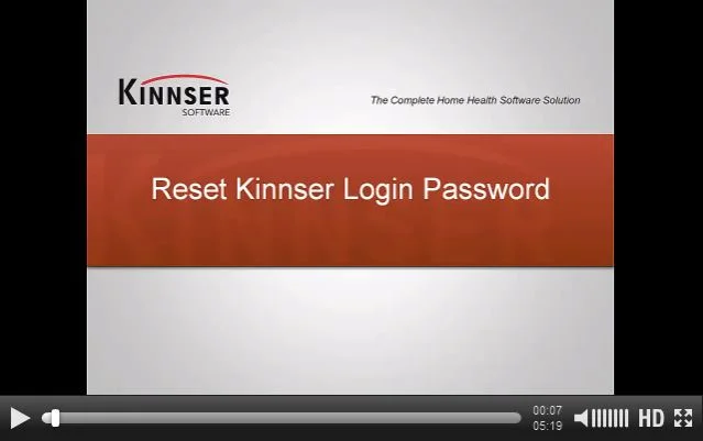 How to RESET/UNLOCK your Kinnser Password — Warm Springs Home Health