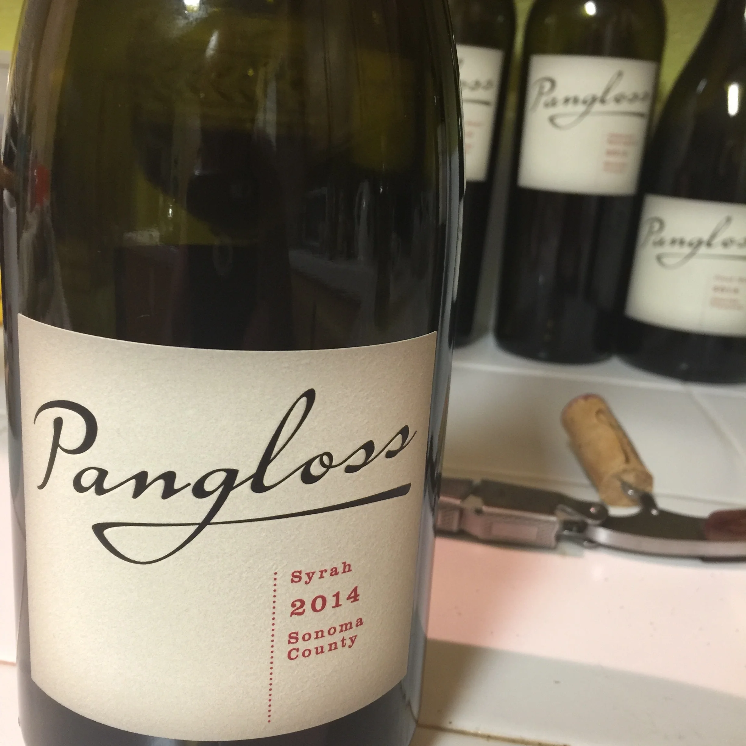Sonoma Wines: Pangloss Cellars 2014 Sonoma County Syrah