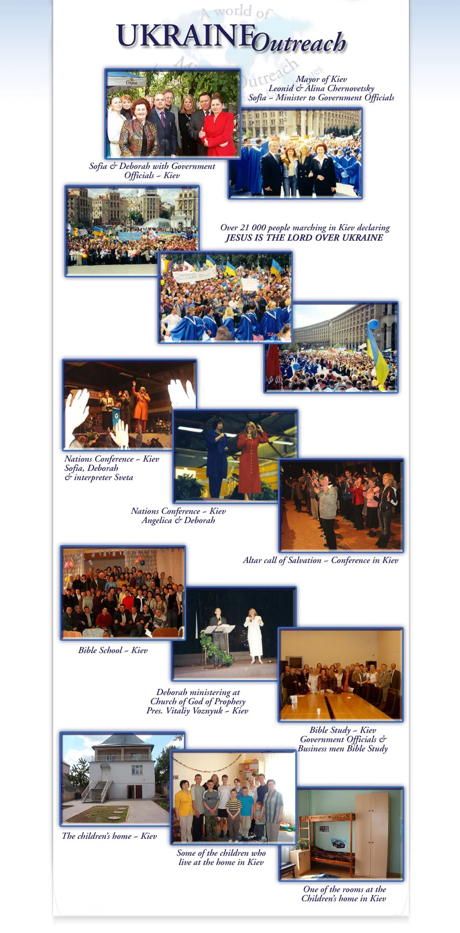 World Outreach International church service and ministry teaching