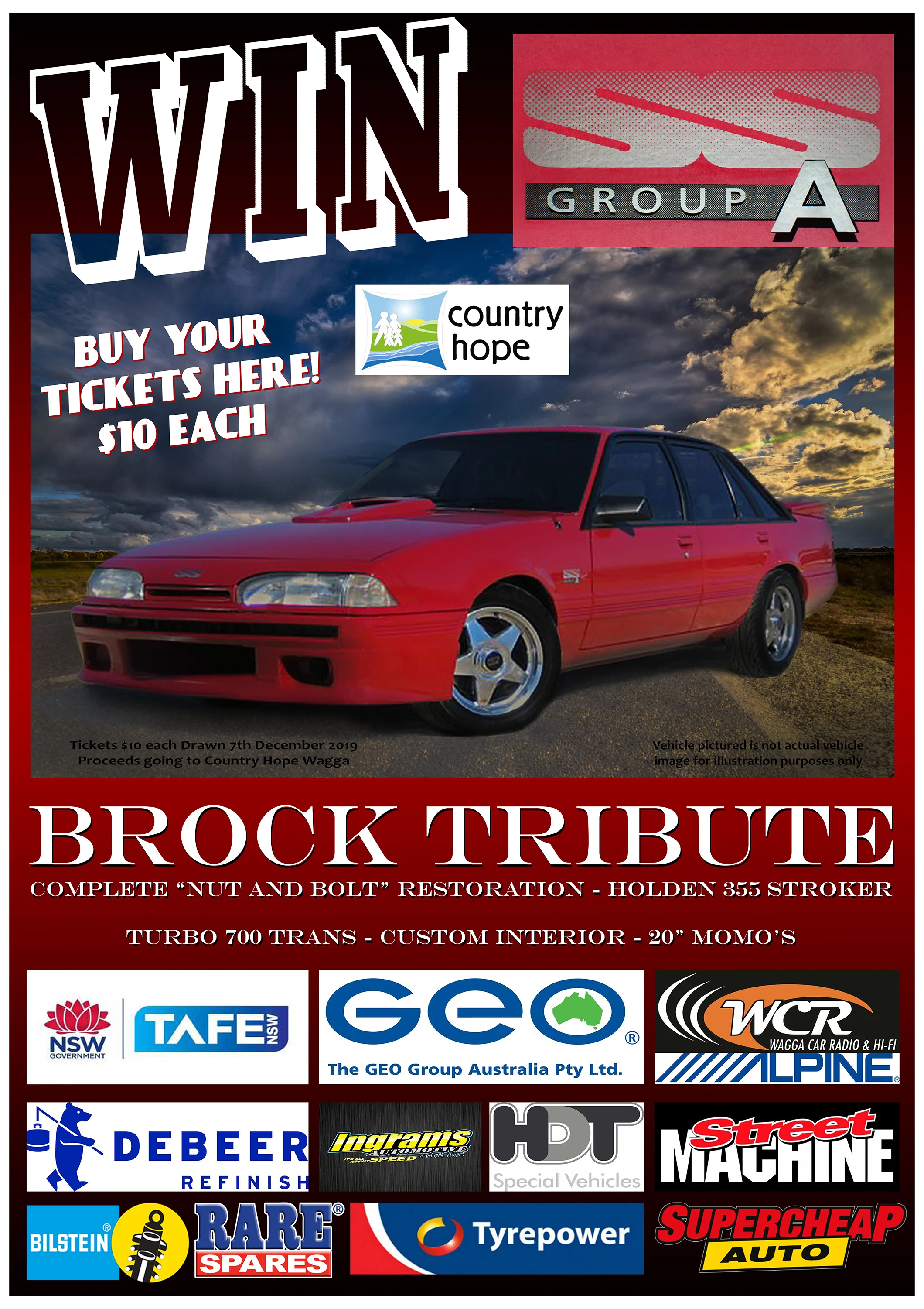 Brock Tribute Raffle