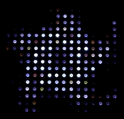 A 16x16 LED matrix