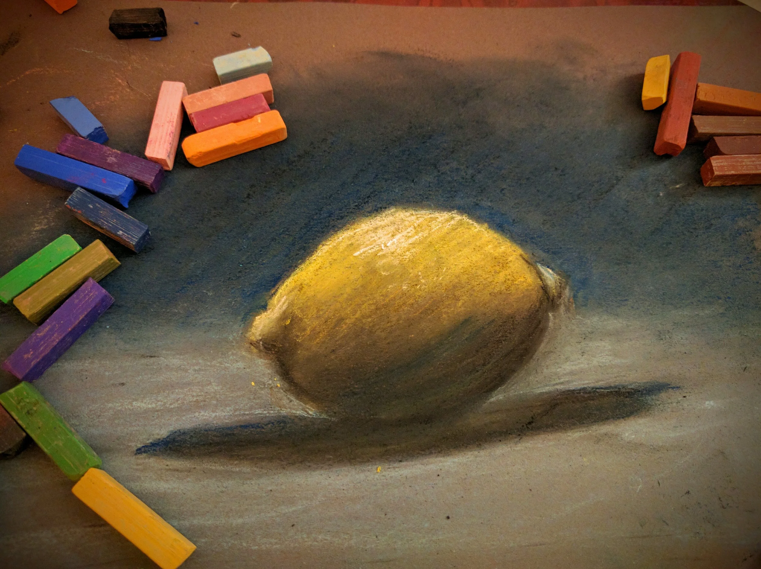 New medium : Pastels