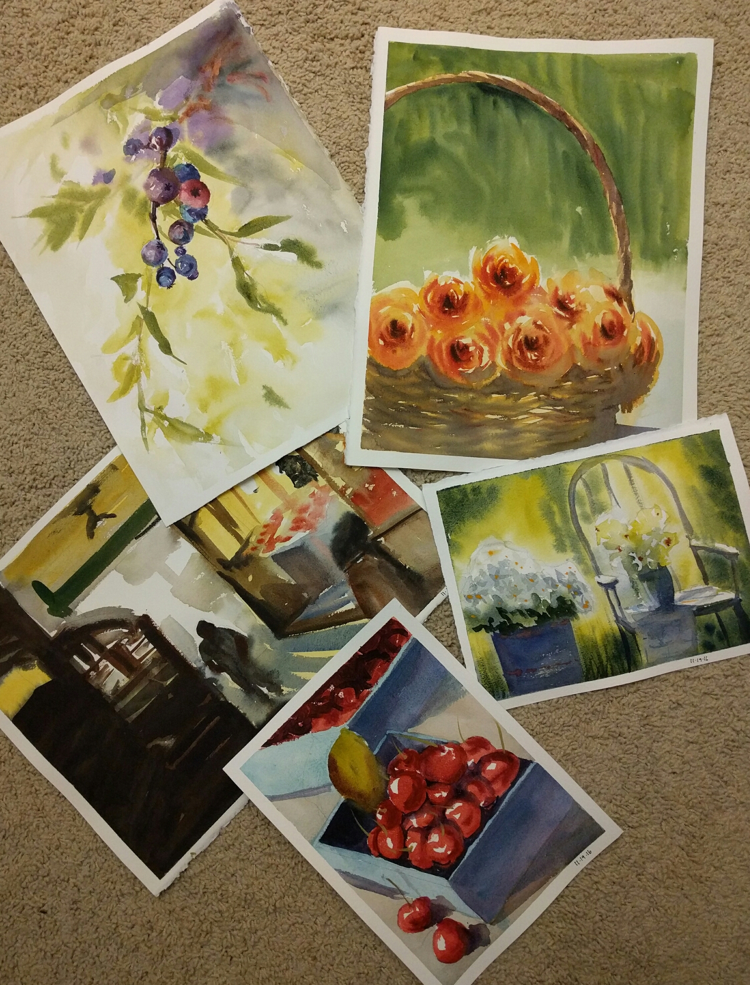 watercolor paintings