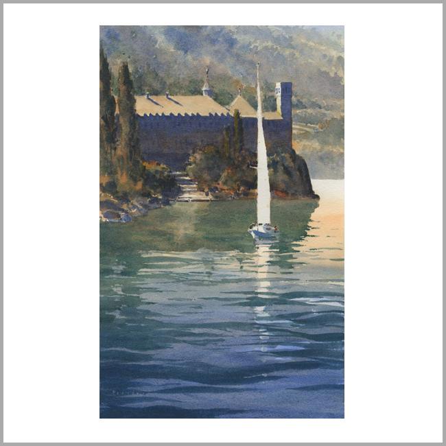 One of the paintings that Micheal demo'ed in the workshop