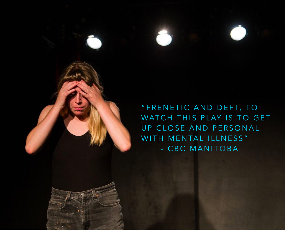 Liz Whitbread in 4.48 Psychosis. Photo by Gio Navarro.