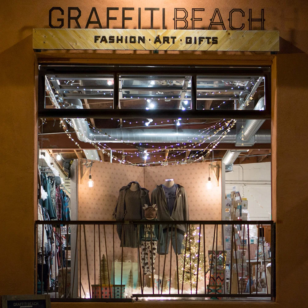 Holiday Shopping with Graffiti Beach