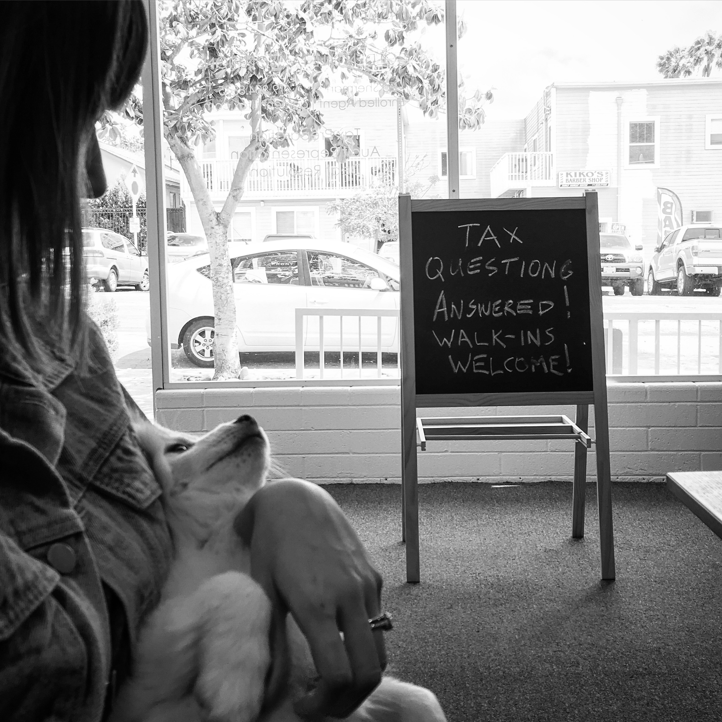  Even though he seemed in the clear, we didn't want to take any chances and leave him unattended for too long. We even took him along with us to get our taxes done! This precious boy slept throughout our whole appointment. 