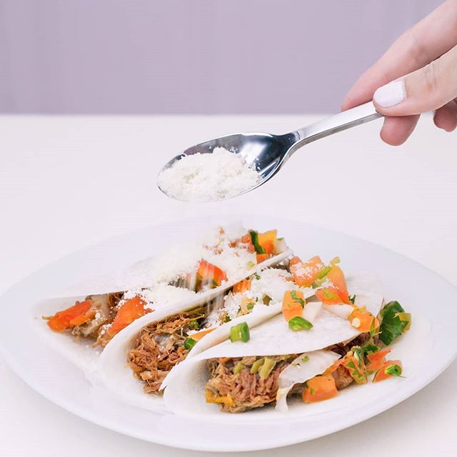 Jicama beef tacos are currently our favorite dish to make at home 🌮 And this dish is never complete without some delicious @realcalimilk cotija cheese! 🧀🤤 Peep the link in bio to try more dairy products with the Real California Milk seal home #spo