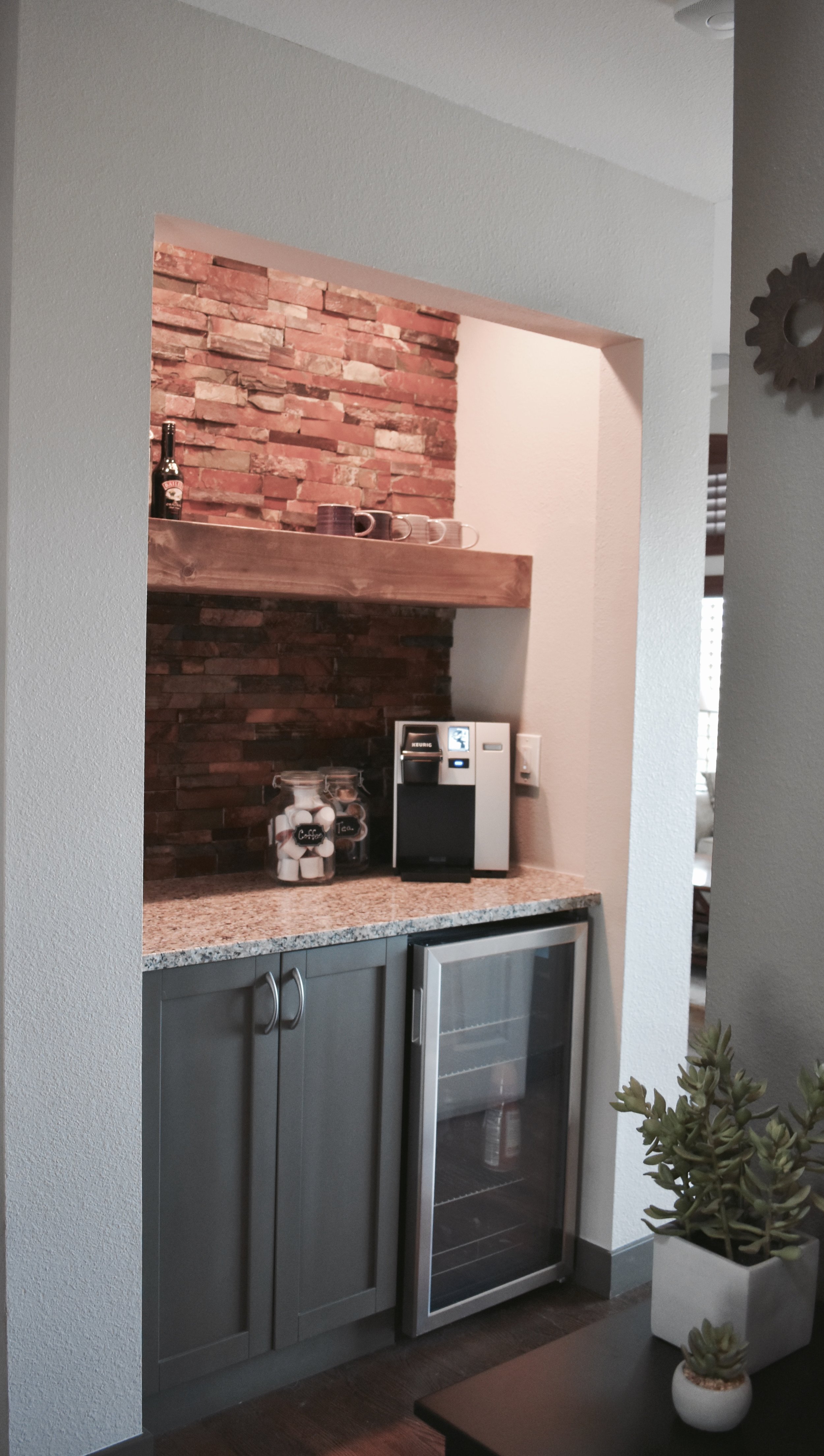 Closet to Coffee Bar Conversion