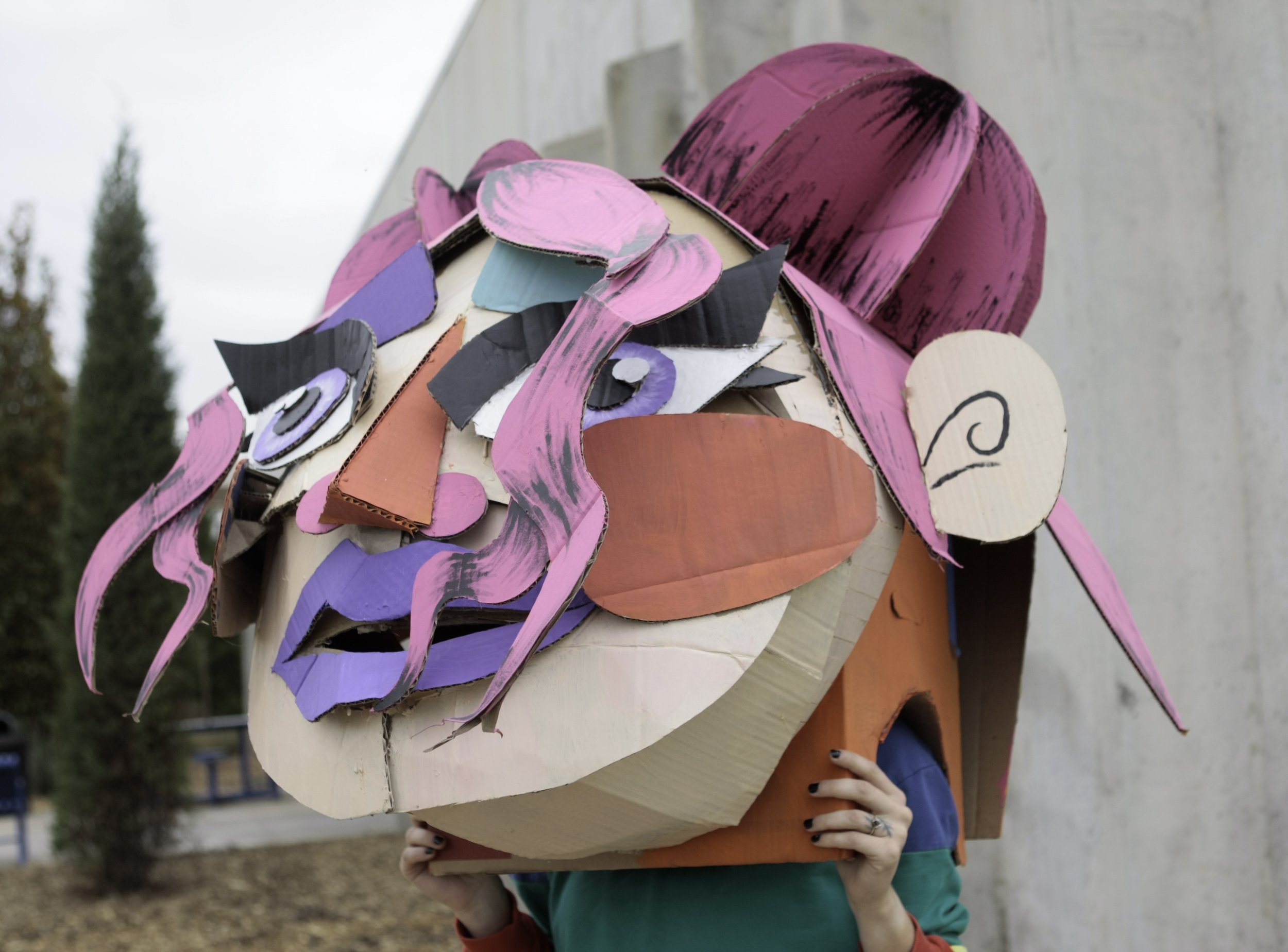 Self-Portrait Planar Fabrication Mask