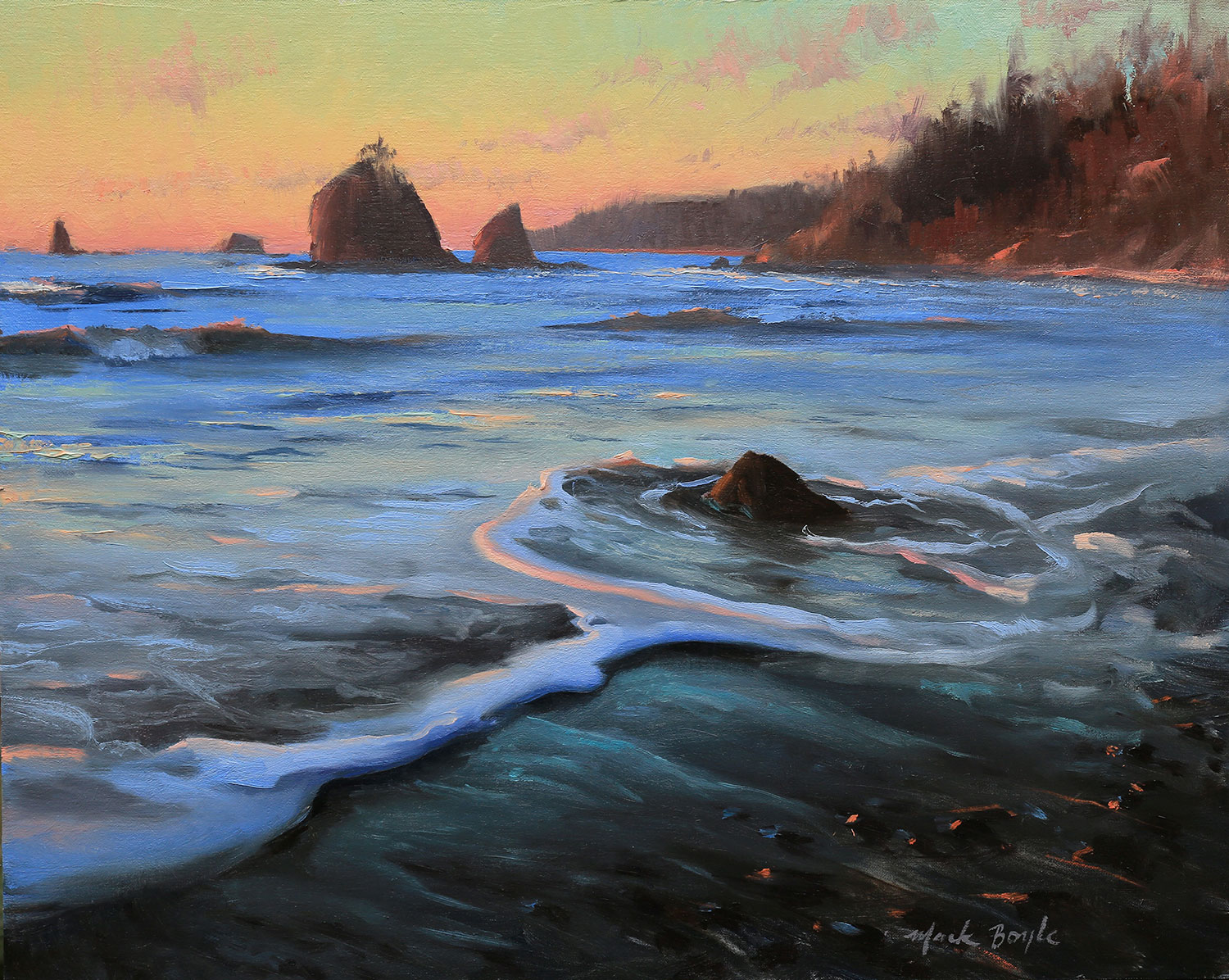 "Strawberry Point Sunset"