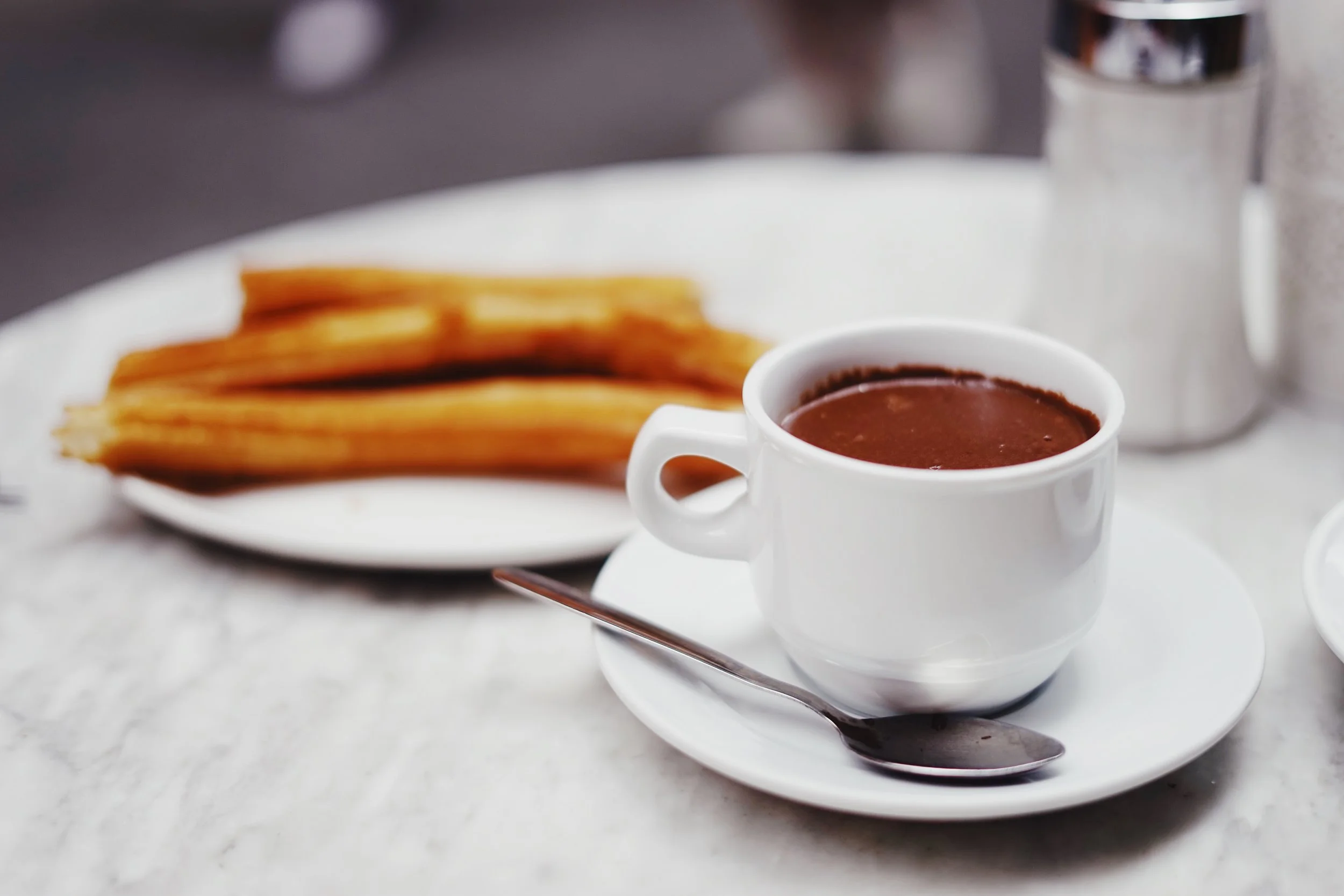 Churros con chocolate