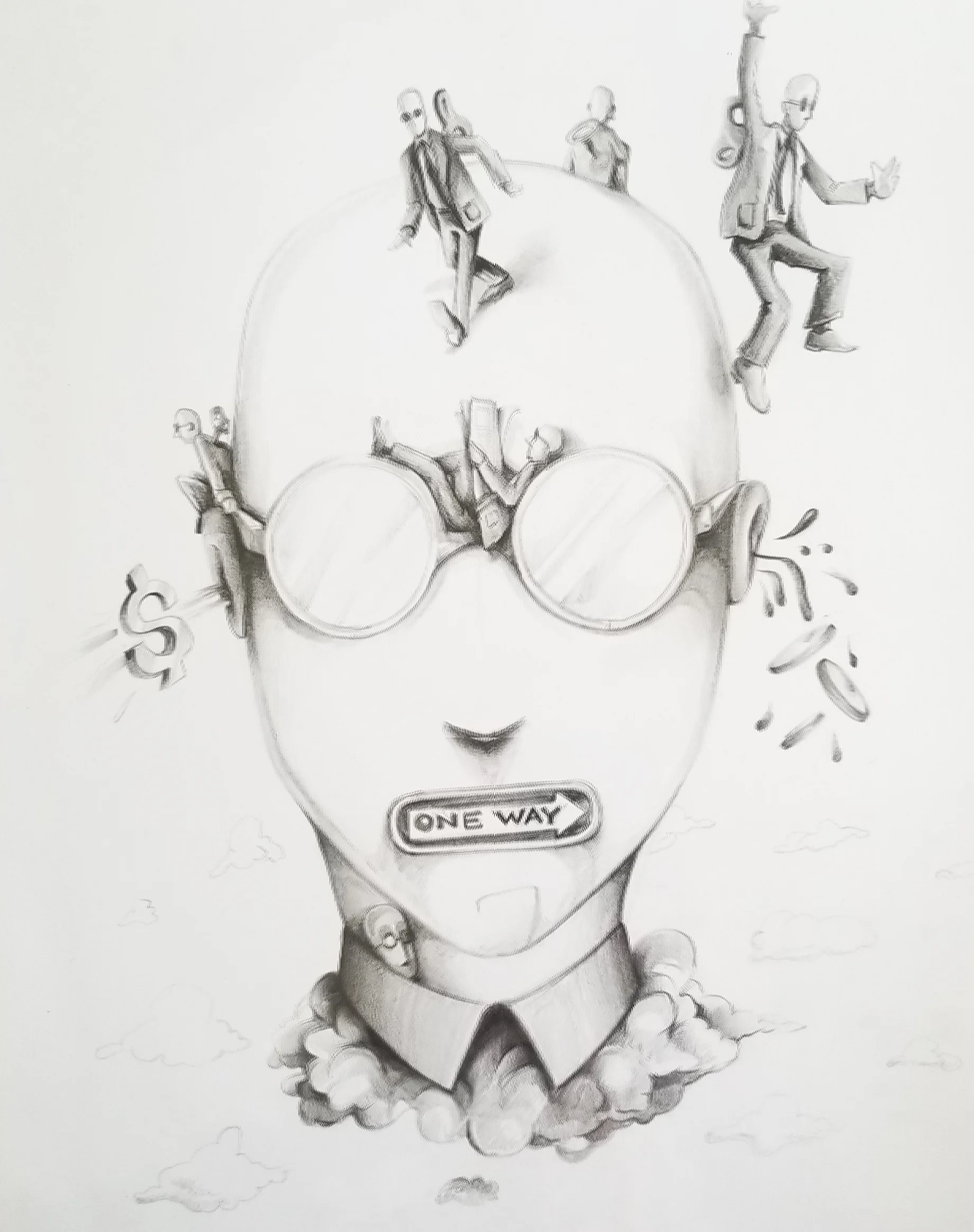 “Seek Our Sefl” / Graphite pencil on paper / 11 x 14