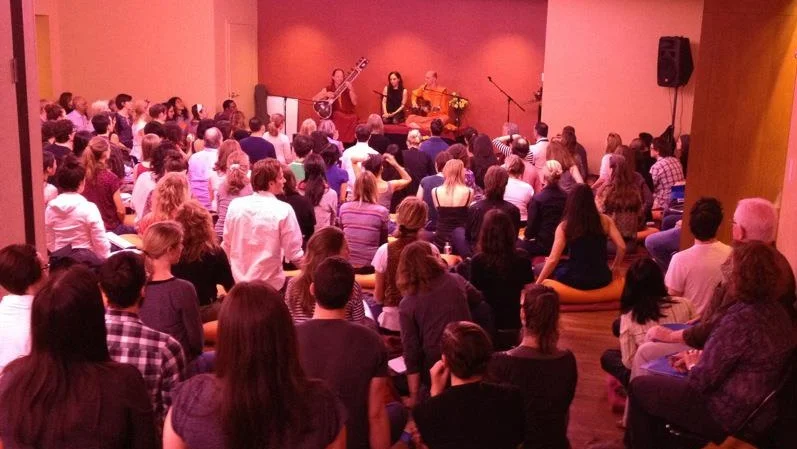 Mercedes performing at PURE yoga in NYC