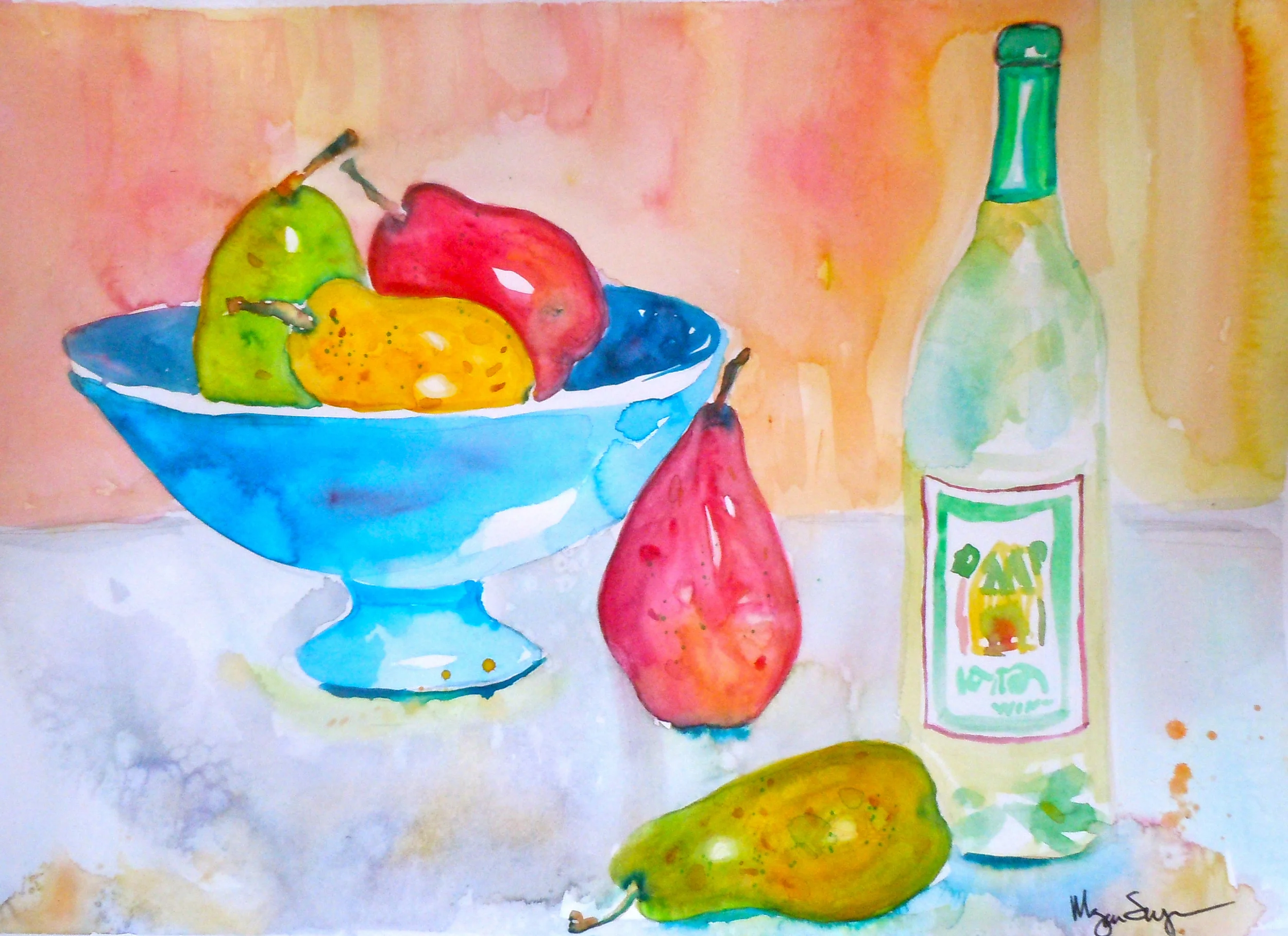 Pears & Wine