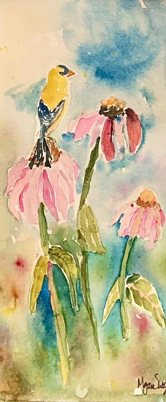 Happy American Gold Finch