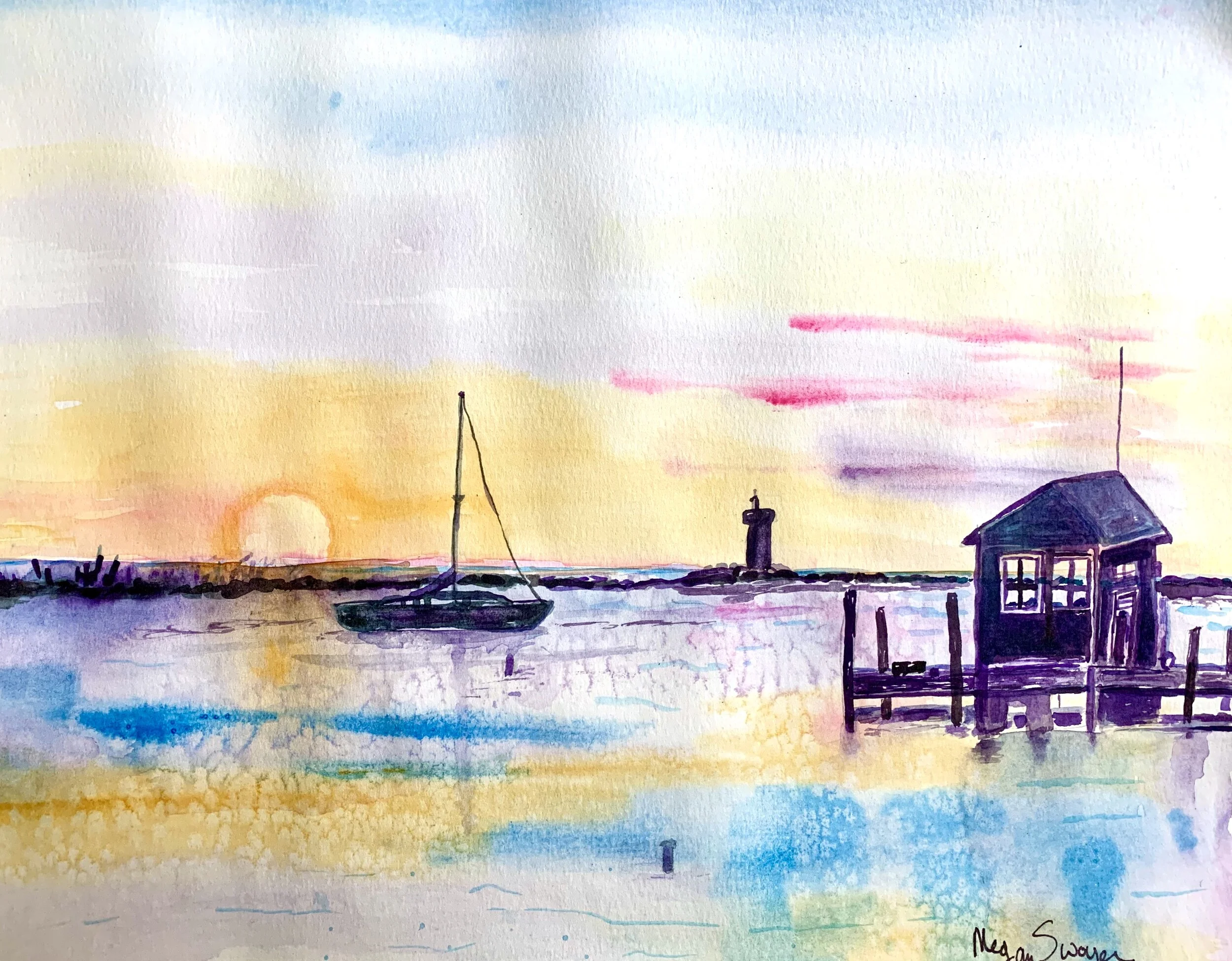 Harrisville Harbor Sunrise