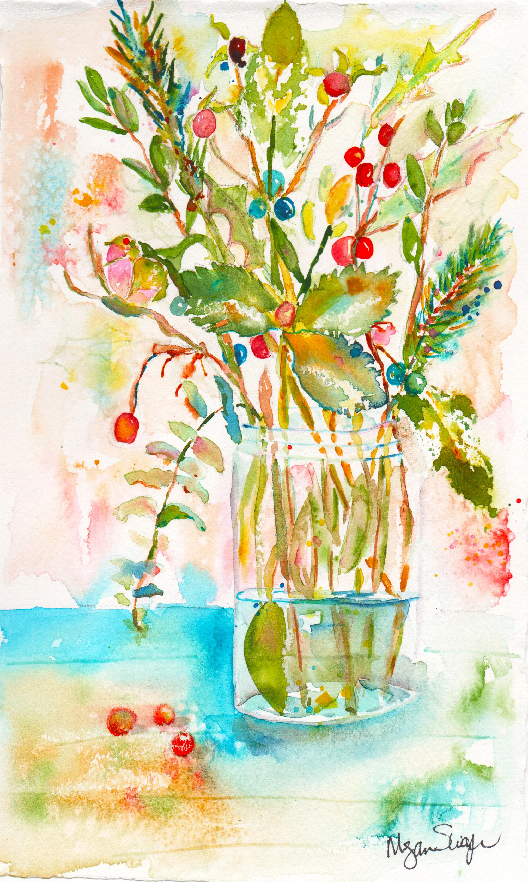 Holiday Greens Bouquet