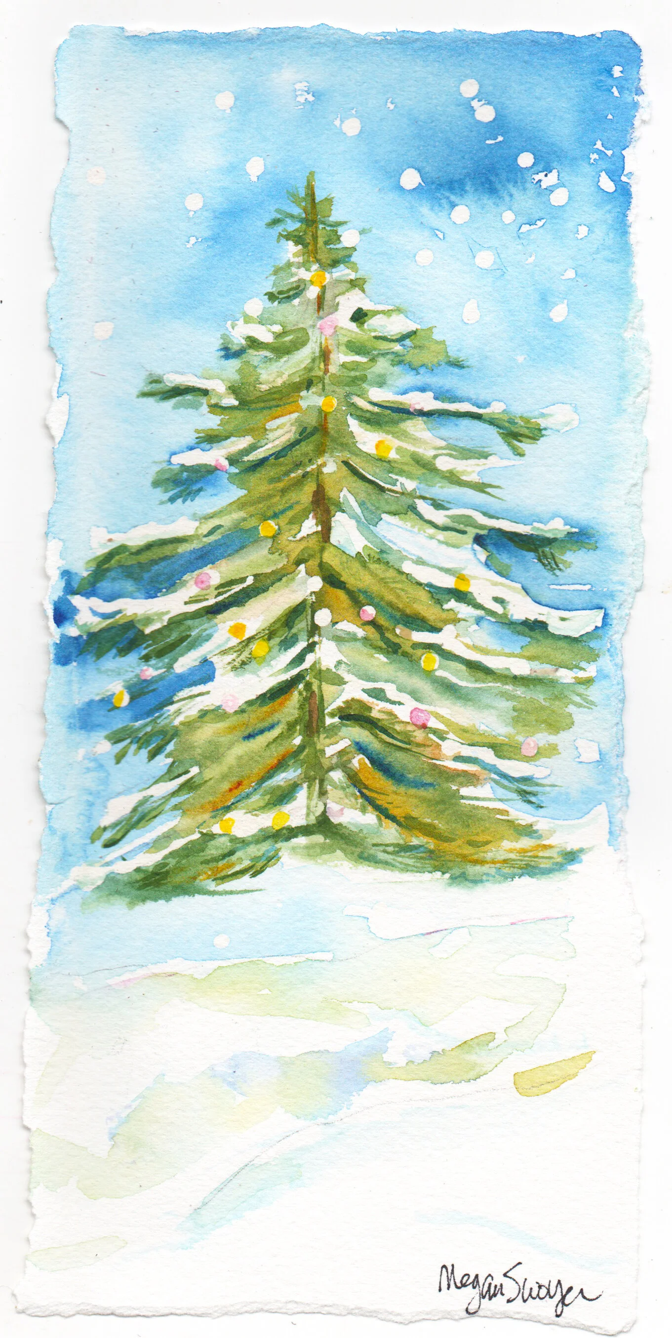 "Snow-Loving Christmas Tree"