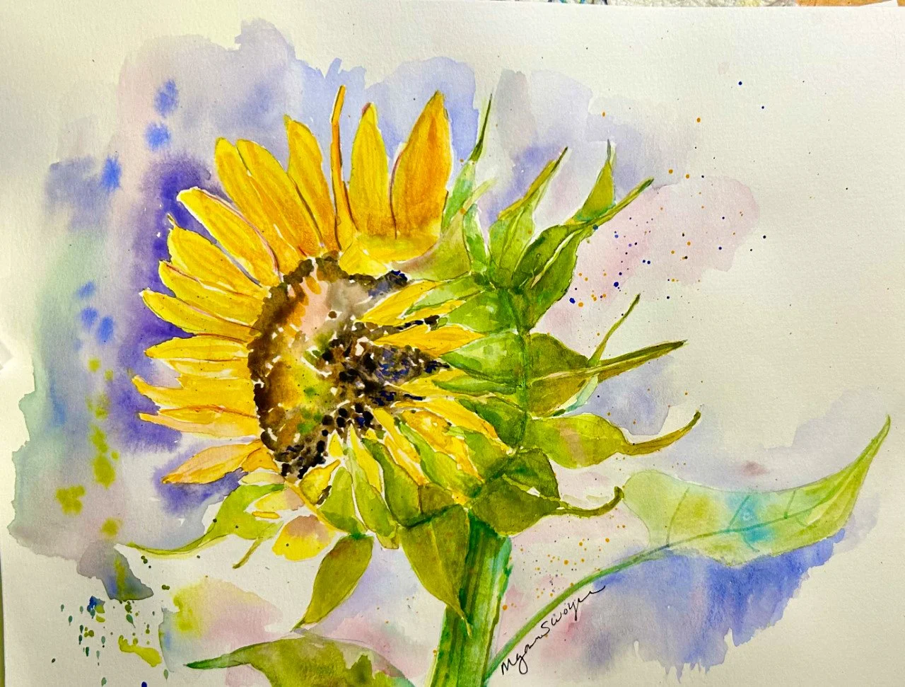 "Sunflower Field Memory"