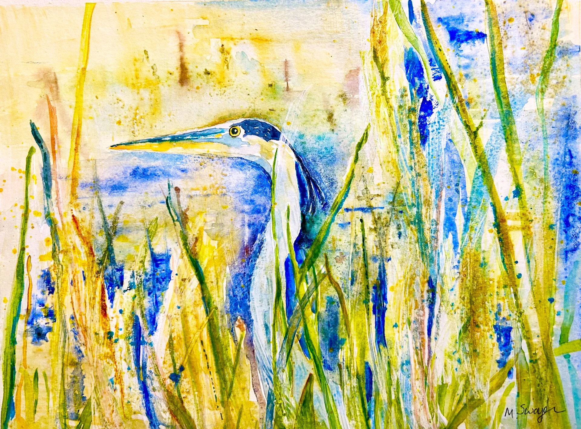 "Heron at Kensington Metro Park"