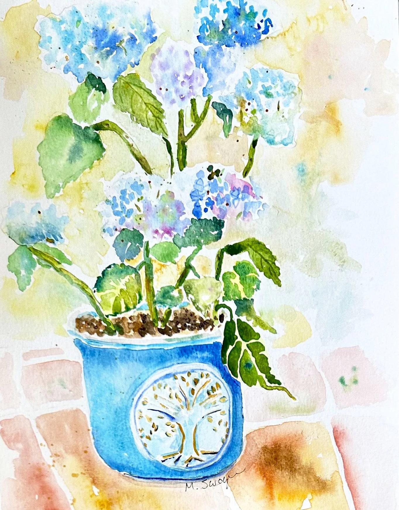 "Hydrangea Blues"