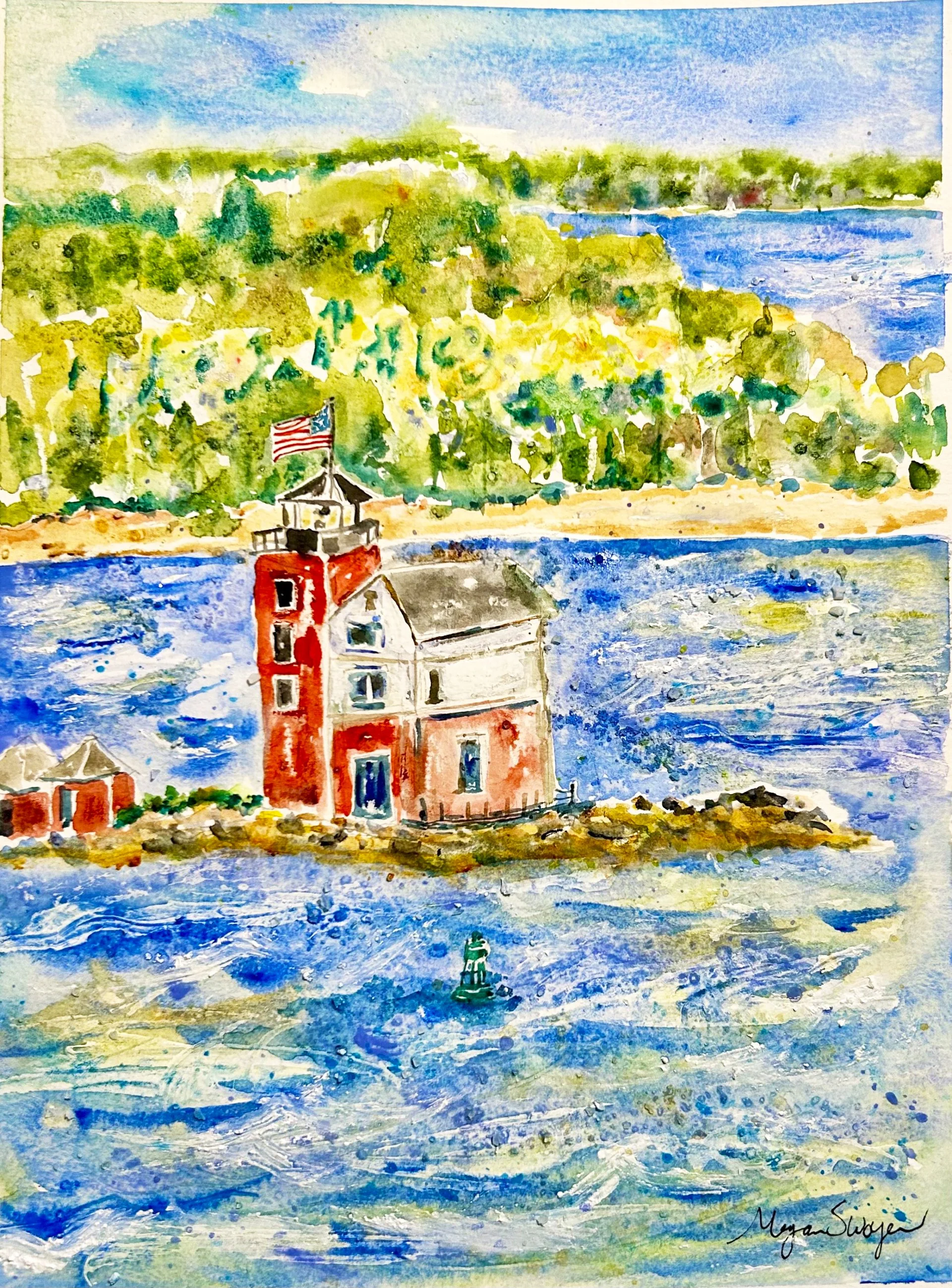 "Mackinac Round Island Lighthouse"