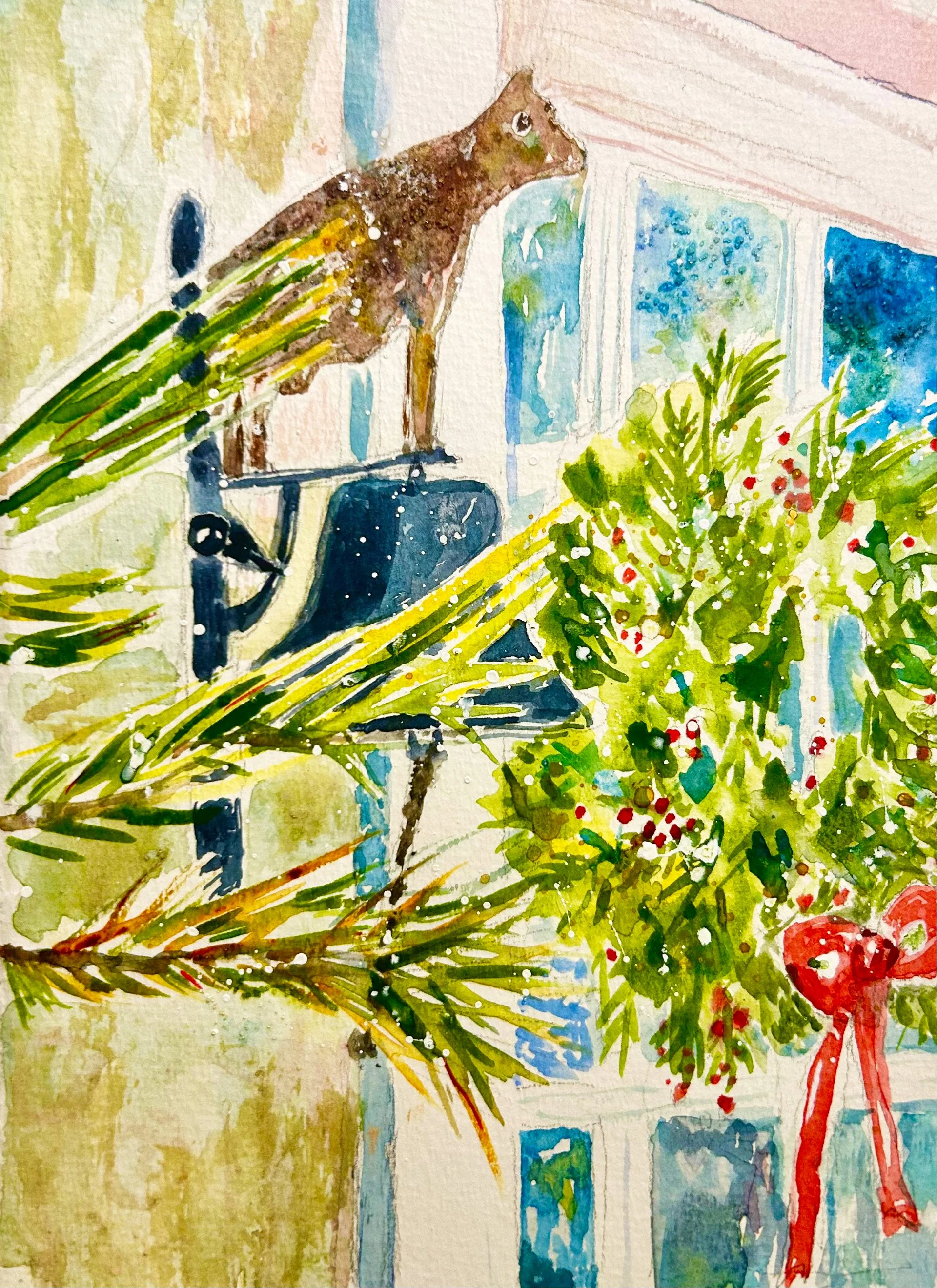 "Wreath & 'Cow Bell' "