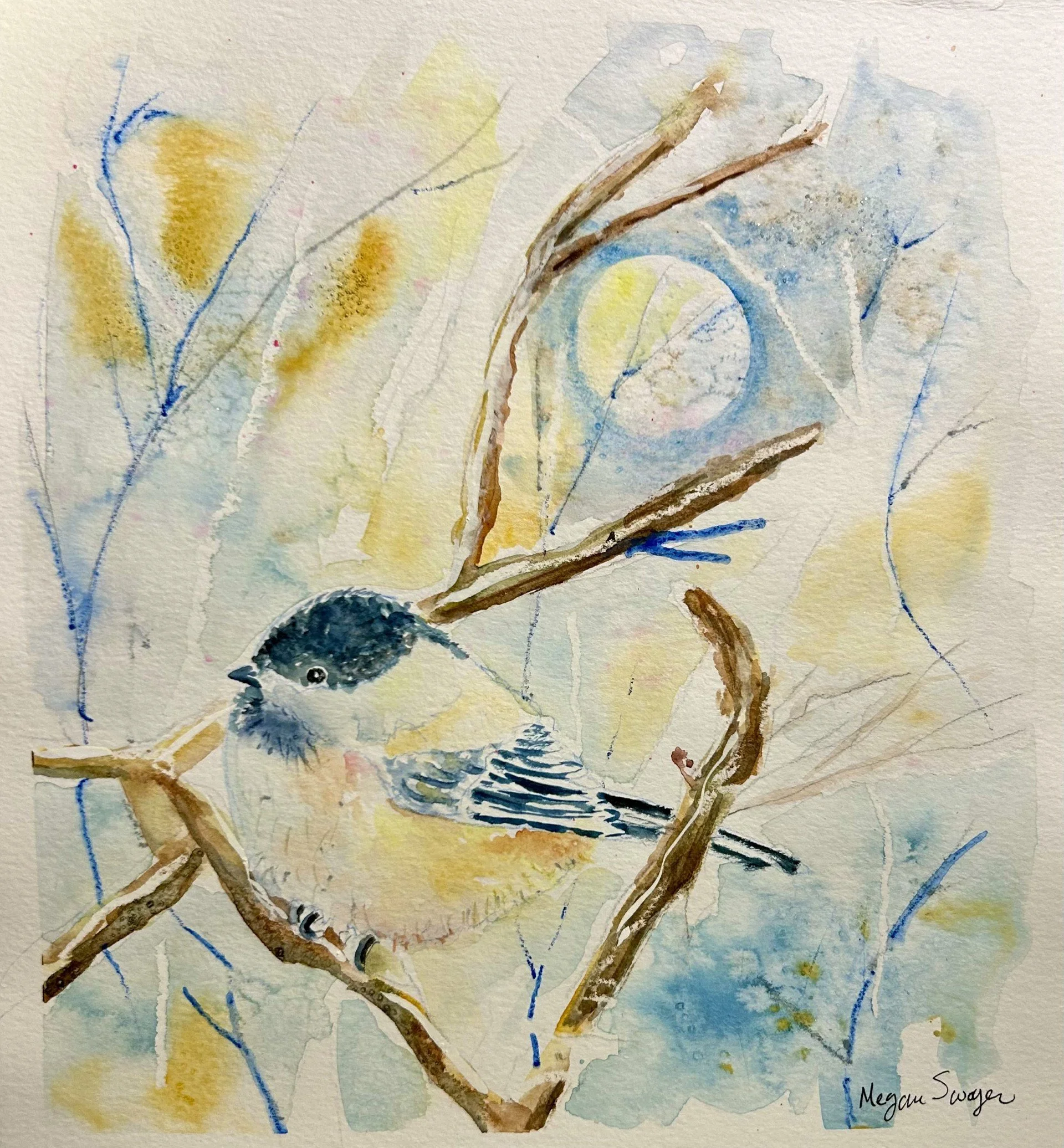 "Frosted Chickadee" 