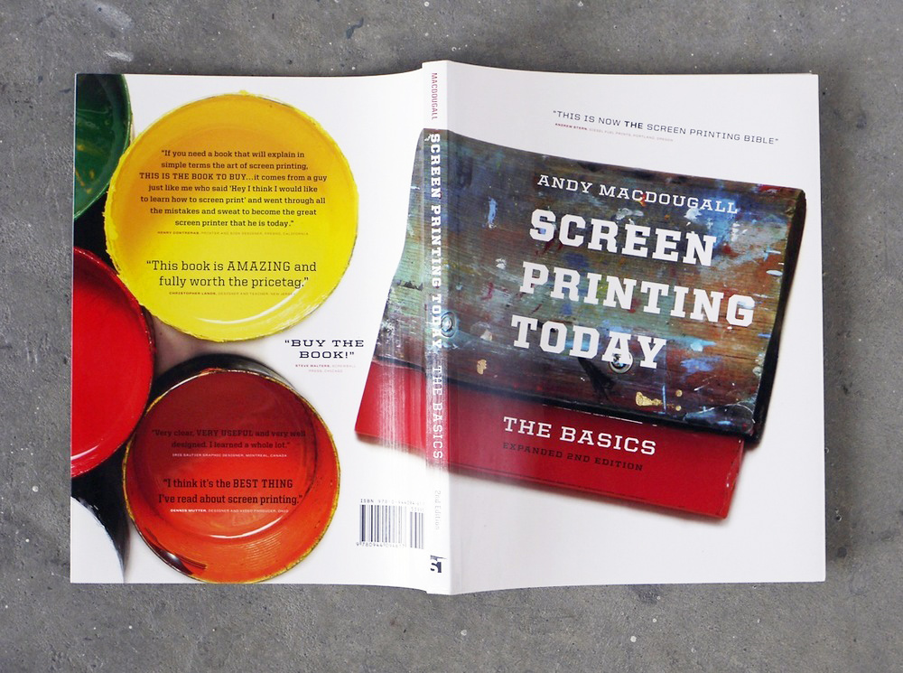The only book you'll need about screen printing. Photo: Squeegeeville