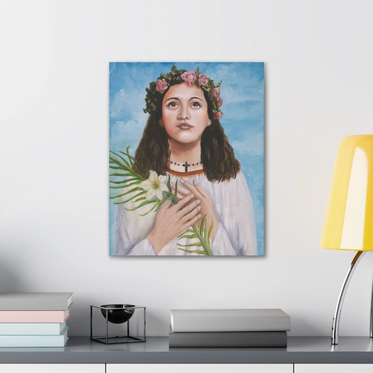 St. Maria Goretti Gallery Wrapped Canvas Print