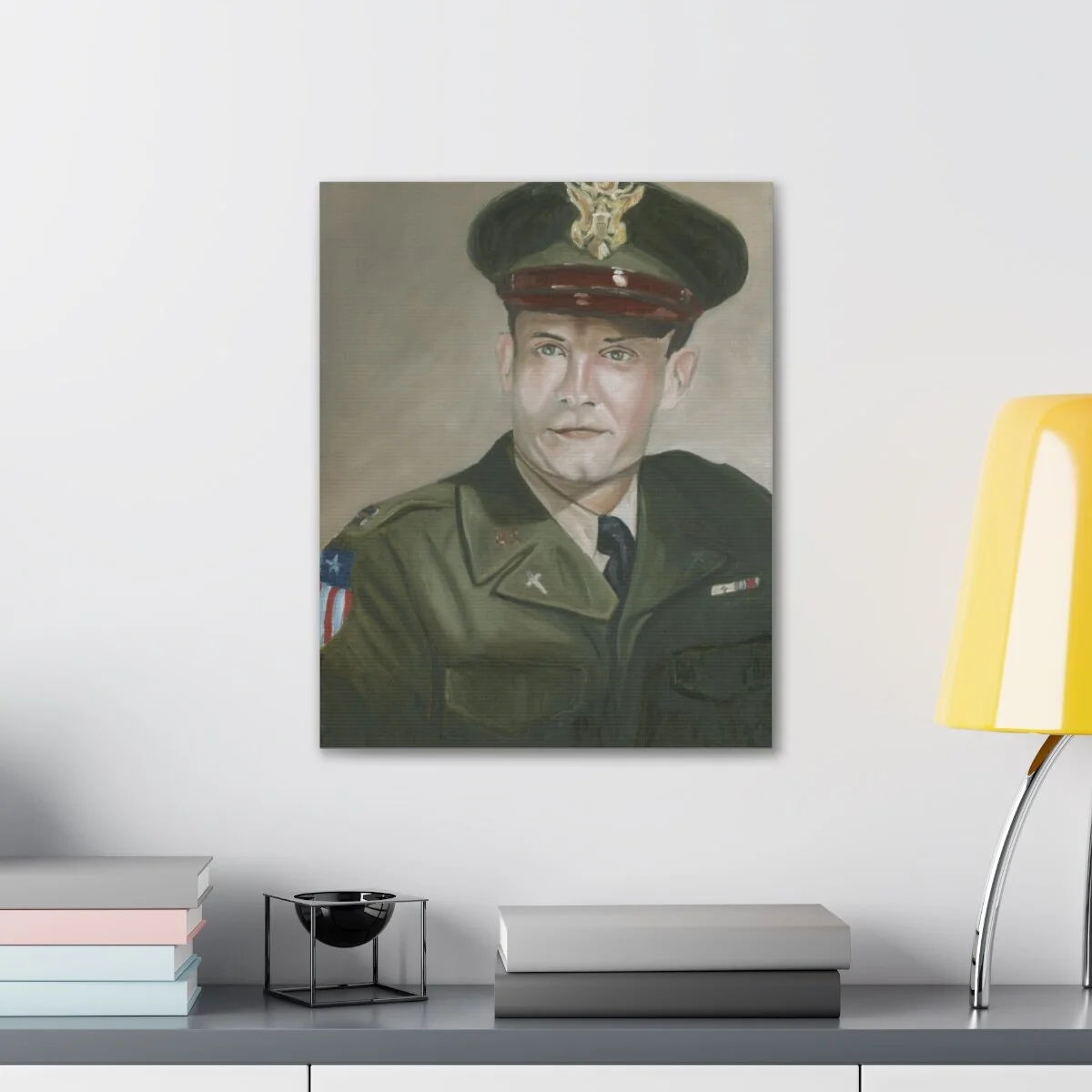 Fr. Emil Kapaun Portrait Gallery Wrapped Canvas Print