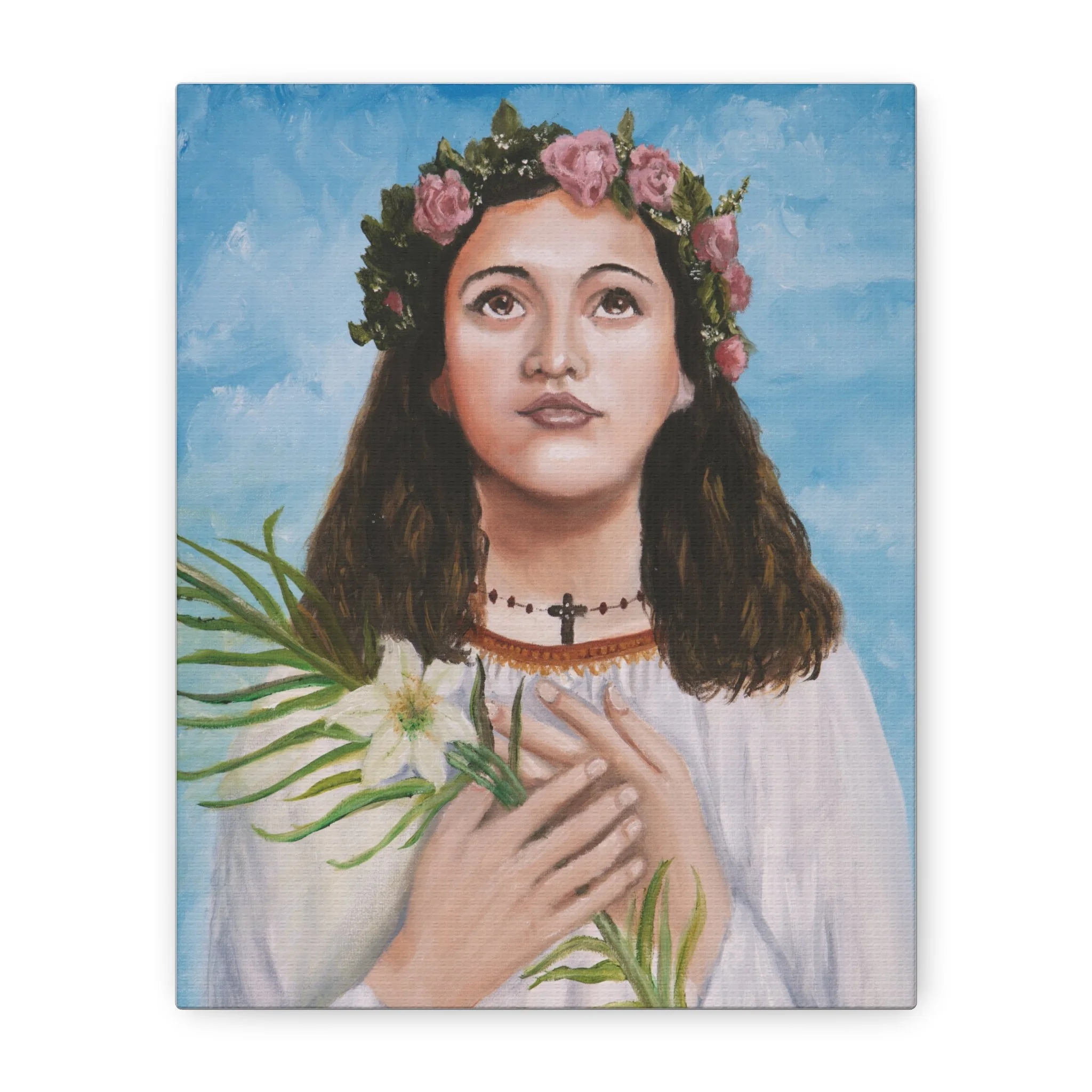 St. Maria Goretti Gallery Wrapped Canvas Print