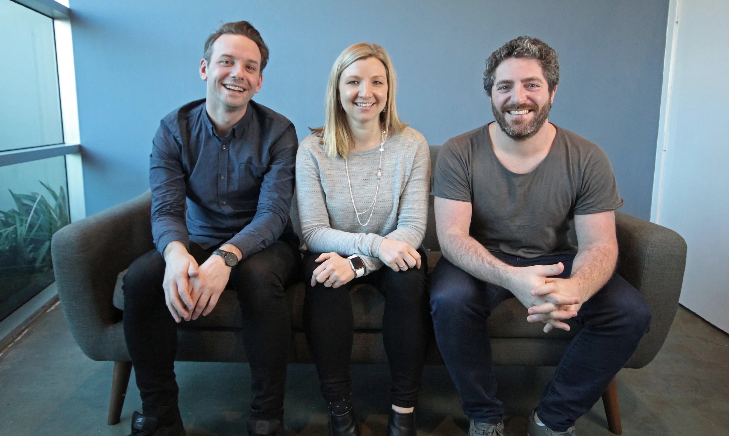 Left to right: Nick Brozovic, Silvia Hope, Jeremy Cox