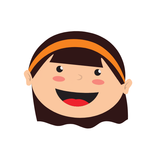 Someone with a really big smile on their face
