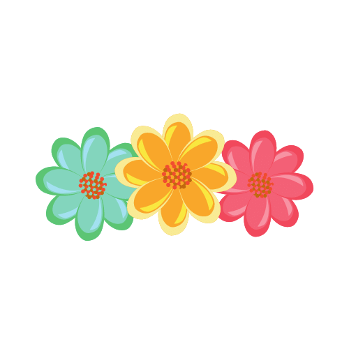 Flowers - can you find 3 different colours?