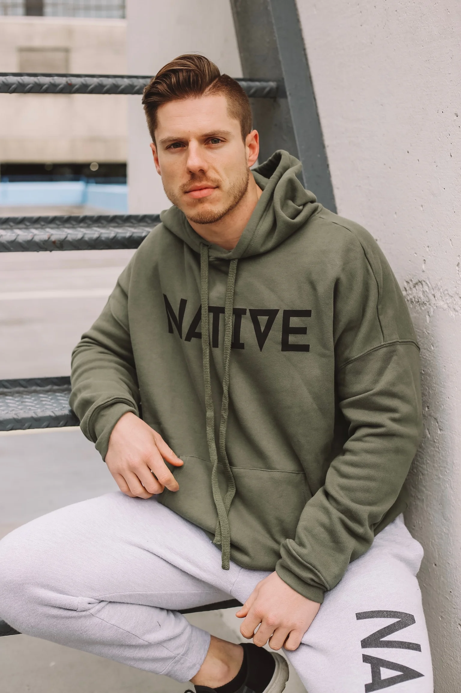 military fleece pullover