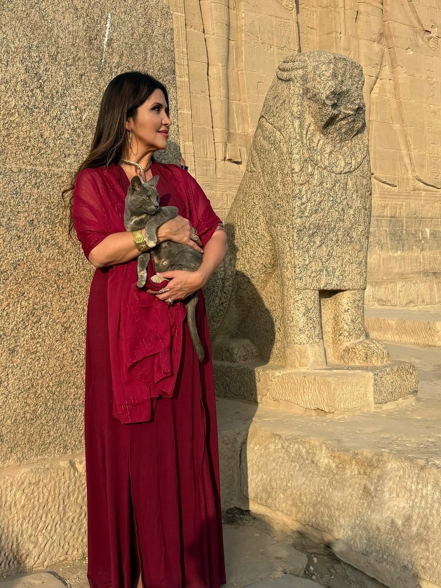 In the land of Isis, the ancient ones revered cats. 

Cats were known as  guardians of the unseen, protectors of energy, and guides for those who walk both the earthly and spiritual paths. 

They move with grace, carry mystery in their eyes, and remi