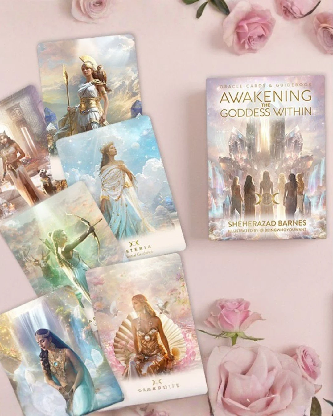 ✨ The Awakening the Goddess Within Oracle Cards offer alignment rather than answers. When you pull one, you&rsquo;re witnessing a reflection of your frequency and the state of your energy in that moment. 

Every image, color, and symbol touches somet
