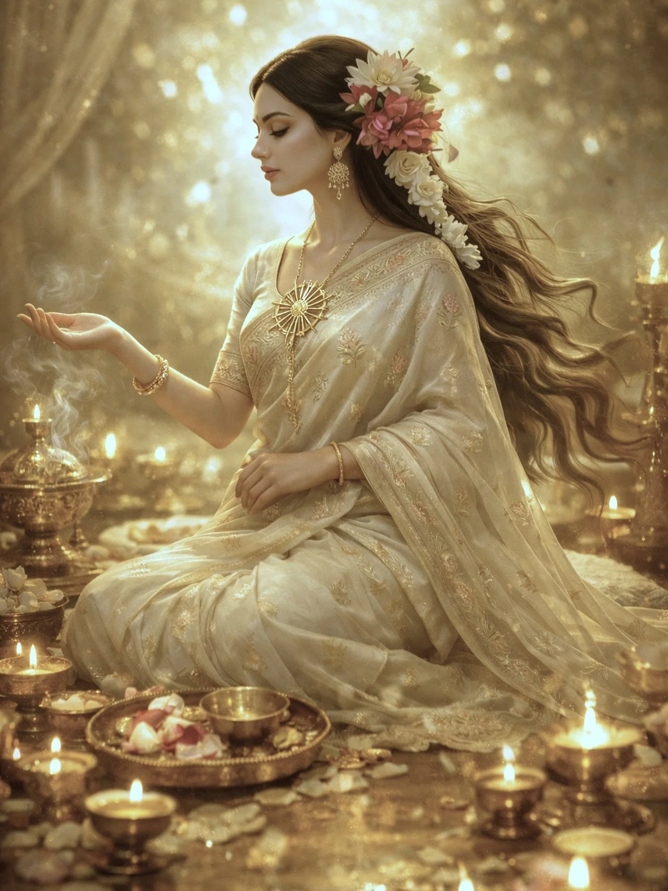 📜 In the devotional poetry of medieval India, especially within the Gita Govinda and the songs of the Vaishnava saints, viraha is named as the fire of the heart. A sacred ache. A living devotion.

Radha&rsquo;s longing for Krishna became the archety