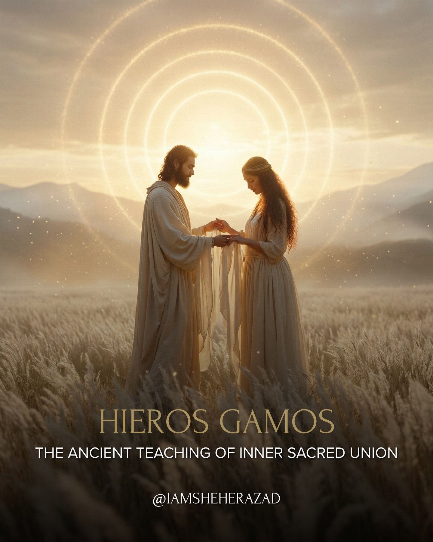 Before &ldquo;balancing masculine and feminine energy&rdquo; became spiritual language, ancient mystery traditions taught something far deeper.
They called it Hieros Gamos.

The Sacred Union.

This wisdom appeared within several spiritual cultures an