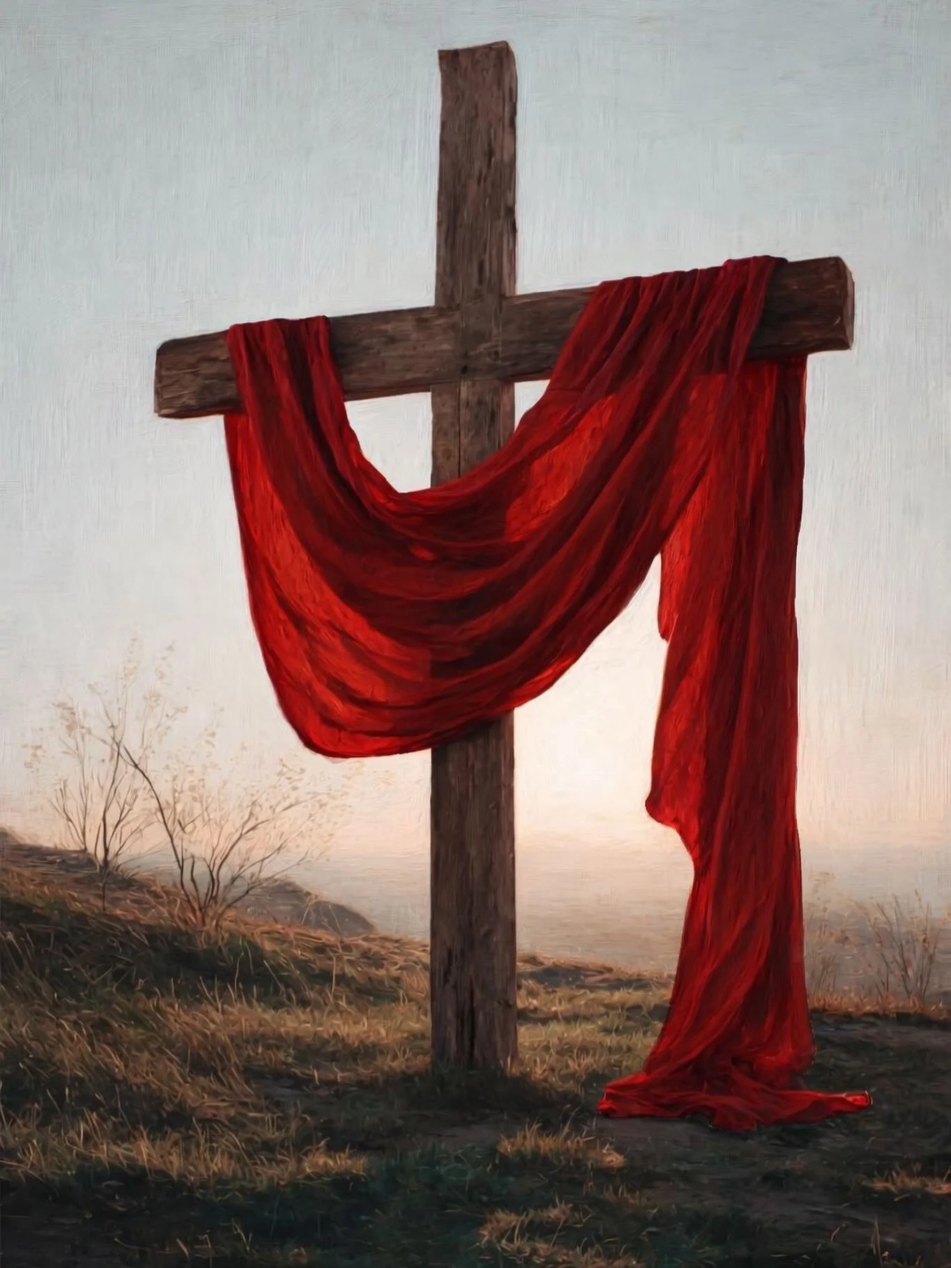 I&rsquo;ve been sitting with the subtle waves of grief that is moving through me today on this Holy Friday&hellip;
letting it be here, without having to understand it.

I keep coming back to him.
To Yeshua on the cross.
To his body.
To his breath.
To