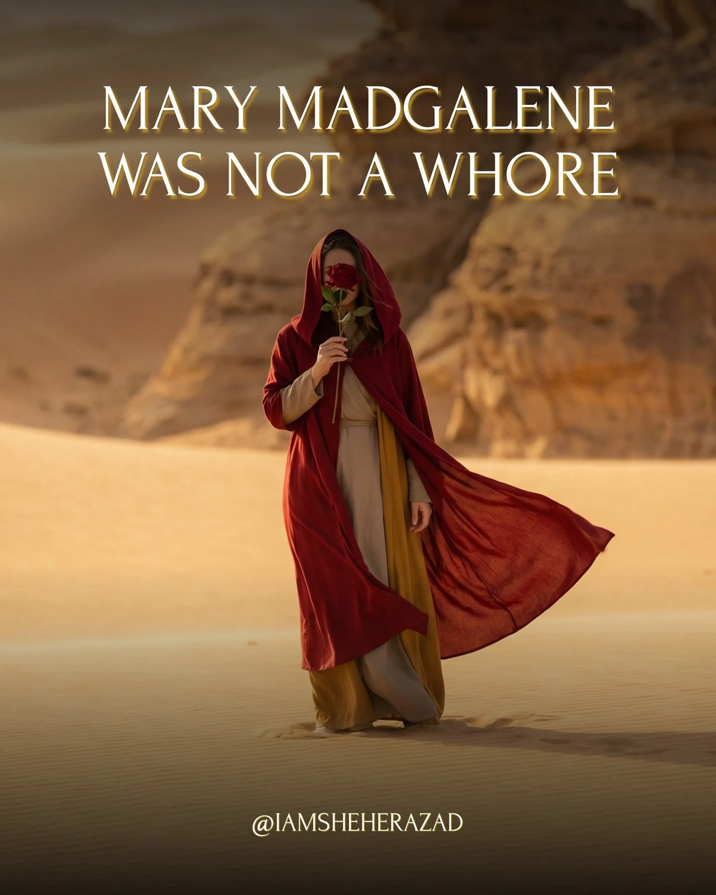 For centuries, the story of Mary Magdalene moved through many voices

And in those retellings, parts of her became blurred

She was named in ways that placed distance between her and her true essence
her depth
her authority

🌹

Over time, a differen
