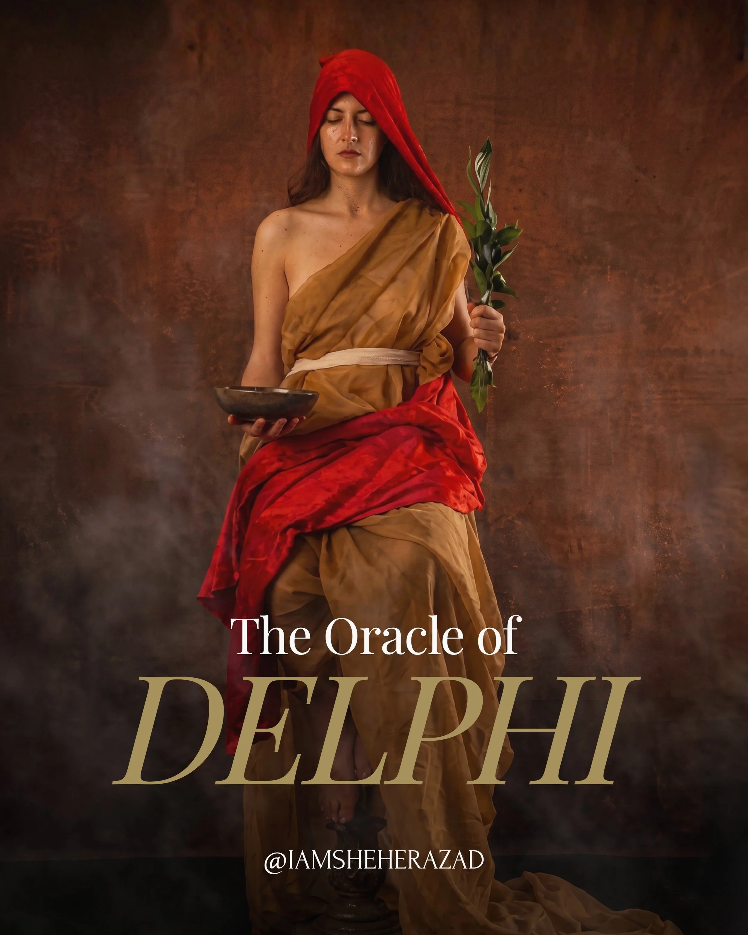 Before the world gave its authority to kings and councils, it went to a woman.

She sat at the navel of the earth, the place where heaven and earth were understood to meet. Seated above a sacred throne, breathing the vapors rising from the earth&rsqu