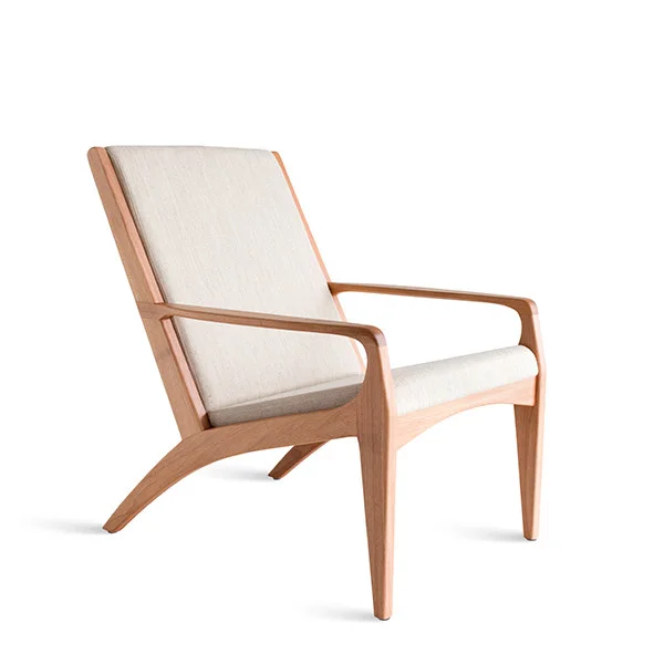 Gisele lounge chair (upholstered) by Aristeu Pires