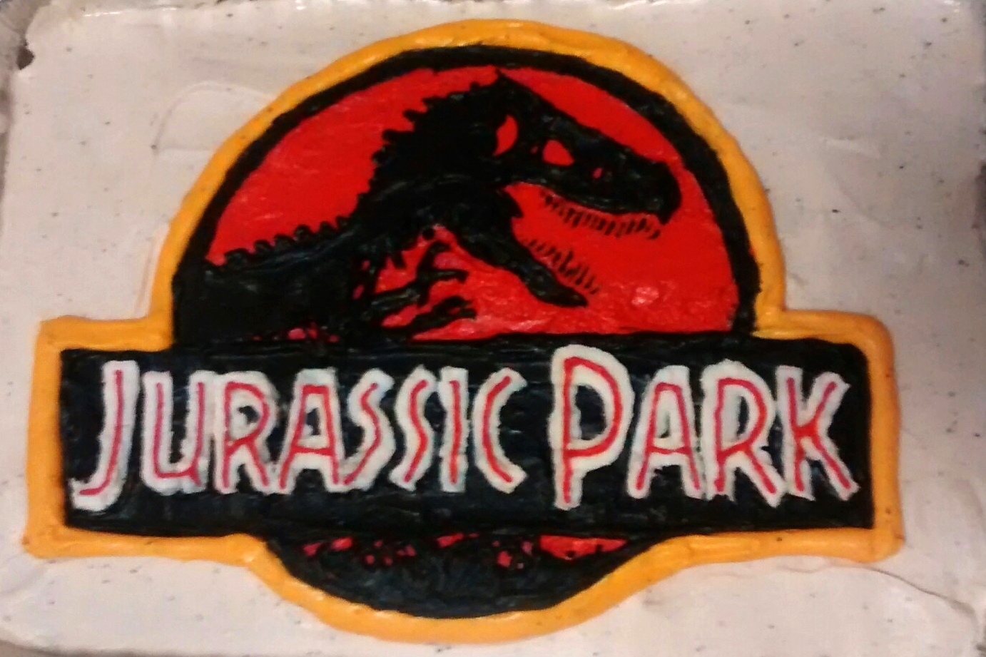 Jurassic Park cake