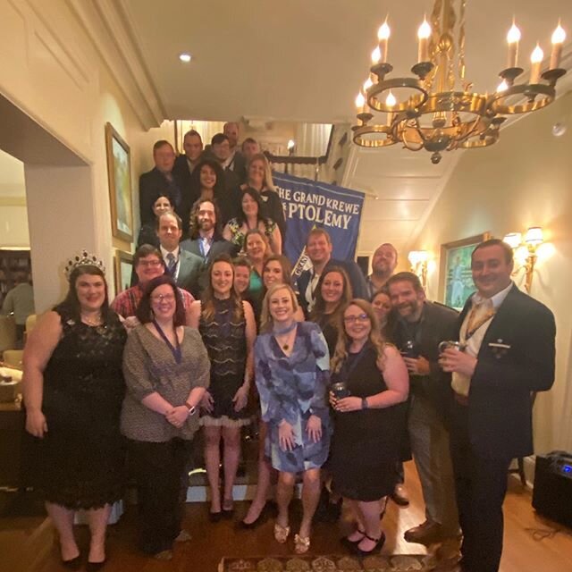 Hip! Hip! Hooray! for the newest members of the Grand Krewe of Ptolemy! We gathered on Friday for our annual Medallion party to recognize and celebrate our new members. A big thank you to 2018 Carnival President Ginger and Dabney Collier for generous