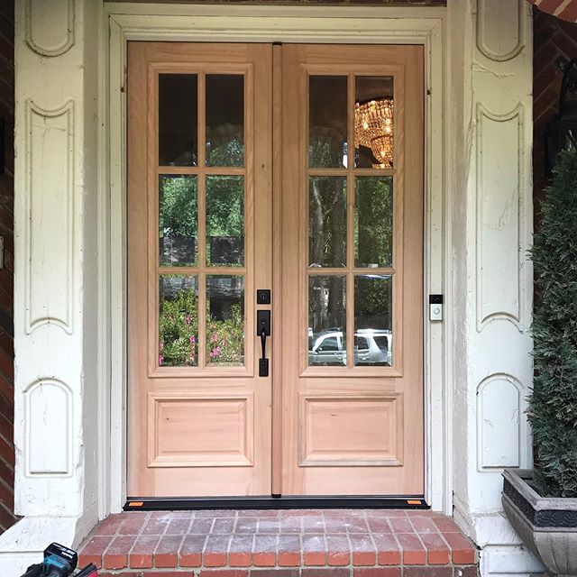 Some very classy doors we had the opportunity to install today.  Homeowner has excellent taste. ...
Ordered this new unit to the exact same dimensions of the old existing unit (not pictured)  Good thing our measurements were precise when ordering thi